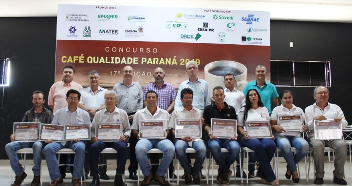 TOMAZINA E JOAQUIM TÁVORA VENCEM CAFÉ QUALIDADE PARANÁ 2019